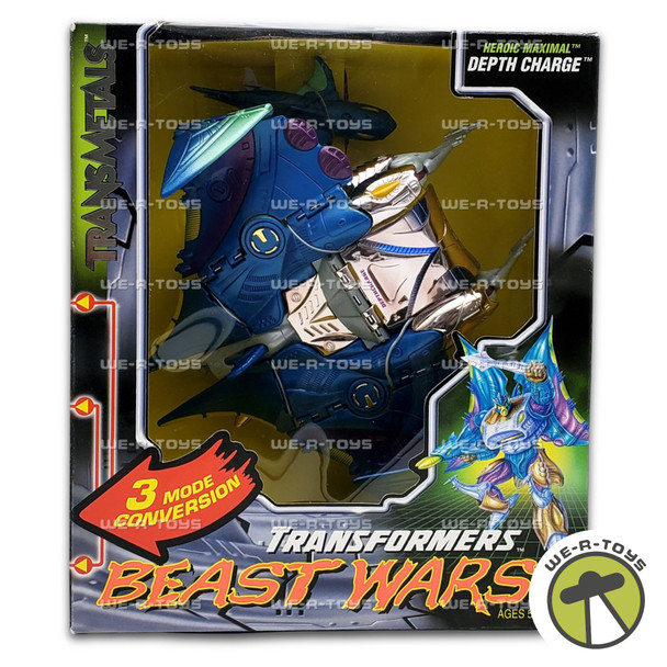 Transformers Beast Wars Transmetals Maximal Depth Charge Figure Kenner No. 80431