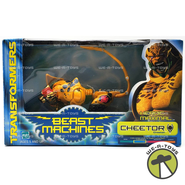Transformers Beast Machines Heroic Maximal Cheetor Action Figure Hasbro #80471