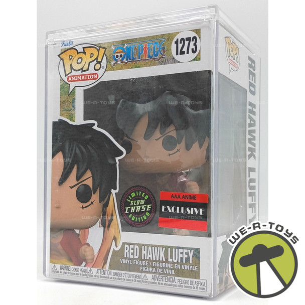 Funko Pop! Animation Red Hawk Luffy One Piece Glow Chase Ed Vinyl Figure #1273