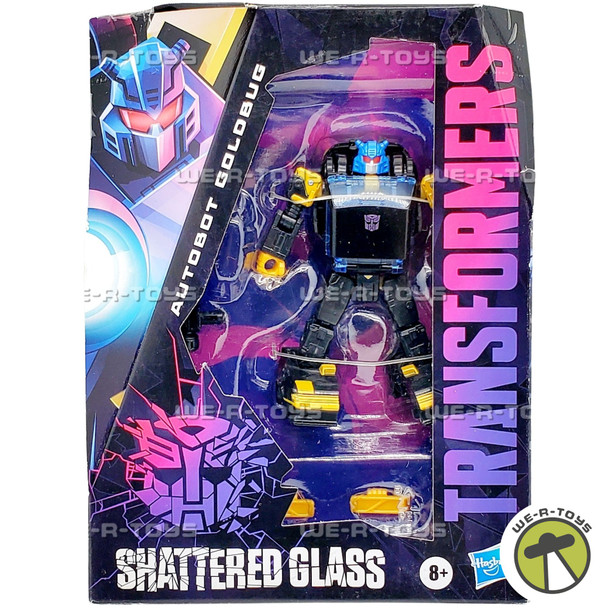 Transformers Shattered Glass Deluxe Class Autobot Goldbug Figure 2021 Hasbro