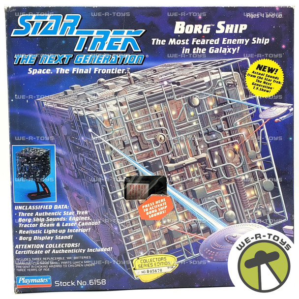 Star Trek the Next Generation Borg Ship Collectors Series Edition Playmates 6158