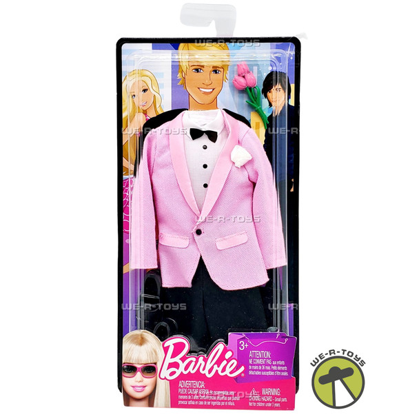 Barbie Fashions Pink Tuxedo Ken Outfit 2009 Mattel R4271