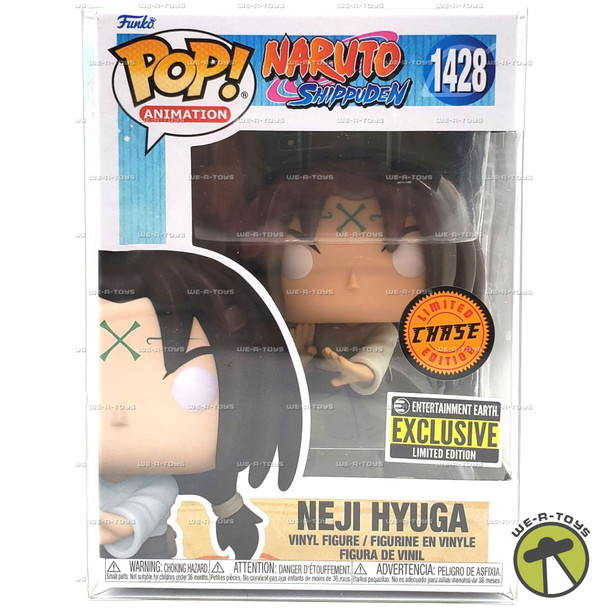 Funko Pop Animation Naruto Shippuden Neji Hyuga Figure Chase LE Exclusive #1428