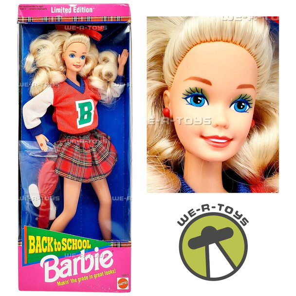 Back to School Barbie Doll Limited Edition 1992 Mattel 10217