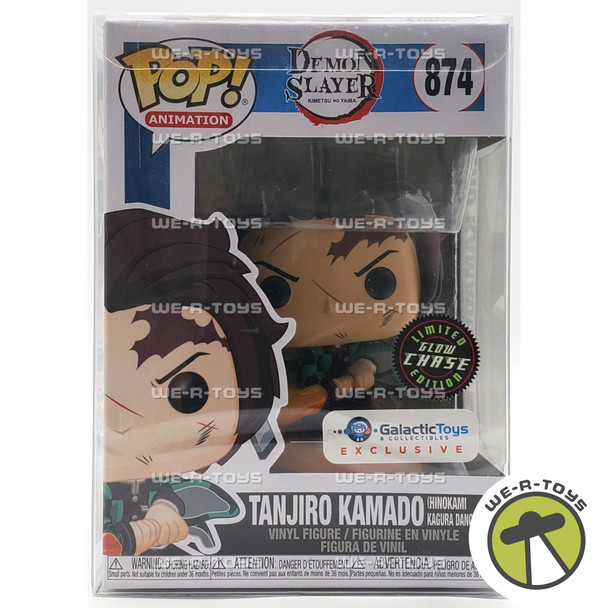Funko Pop Animation Demon Slayer Tanjiro Hinokami Kagura Dance Glow Chase 874