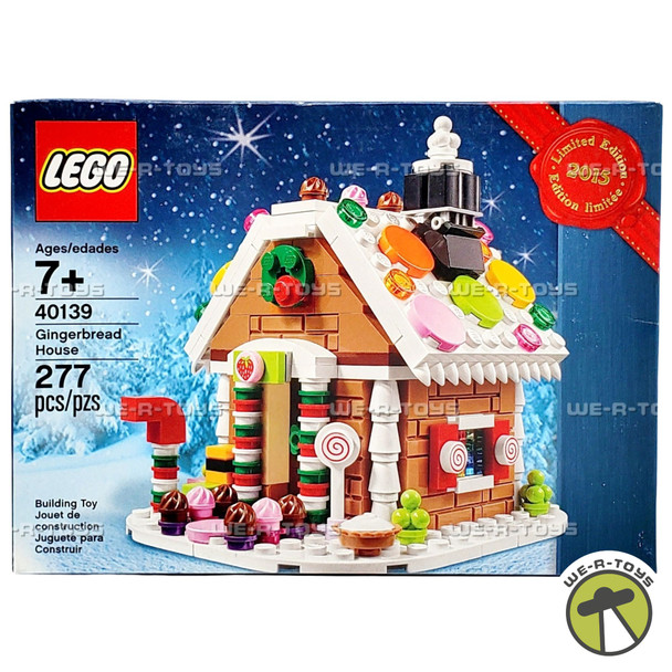 LEGO 40139 Christmas Gingerbread House 277 Piece Building Set 2015
