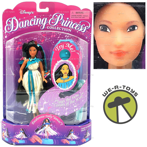 Disney's Dancing Princess Collection Pocahontas Really Dances 1996 Mattel #17394