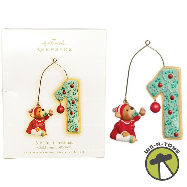 My First Christmas Child's Age Collection Ornament Hallmark Keepsake 2009