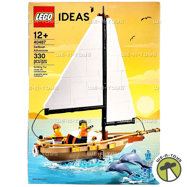 LEGO Ideas Sailboat Adventure 330 Piece Building Set 40487