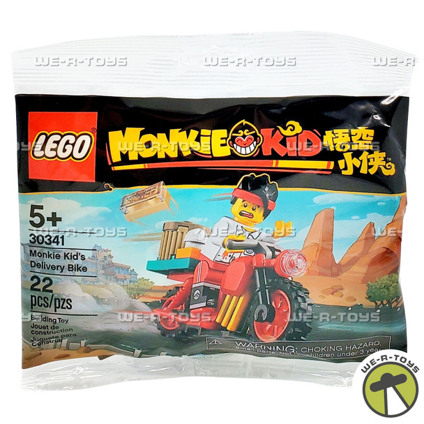 LEGO Monkie Kid's Delivery Bike 22 Piece Building Set 30341