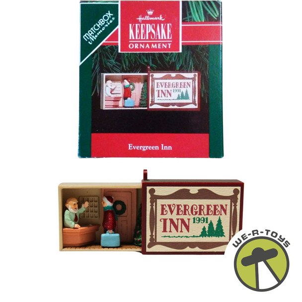 Hallmark Evergreen Inn Matchbox Memories Series 1991 Ornament