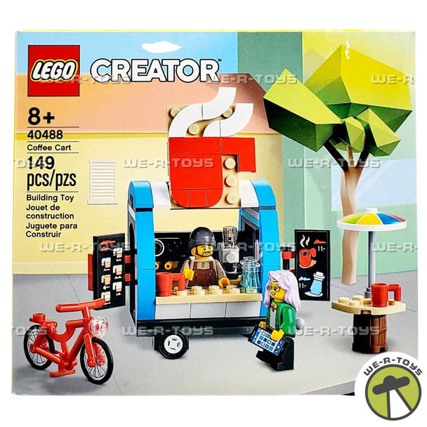 LEGO Creator Coffee Cart 149 Piece Building Set 40488