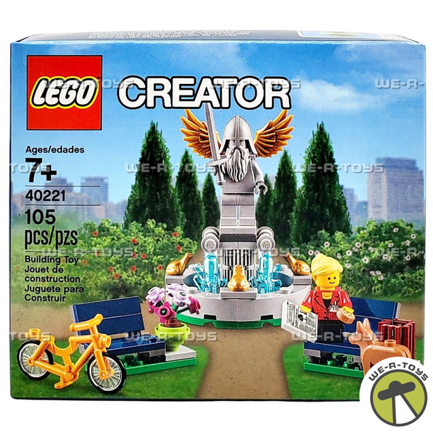 LEGO Creator Park Fountain 105 Piece Building Set 40221