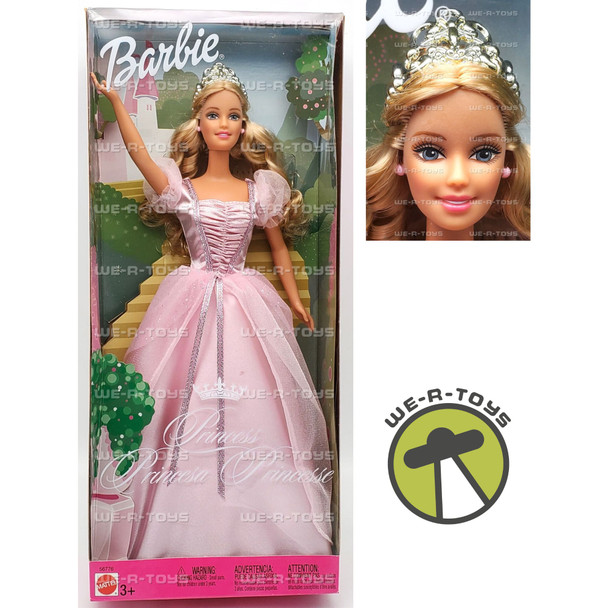Barbie Princess Princesa Princesse Doll 2002 Mattel #56776