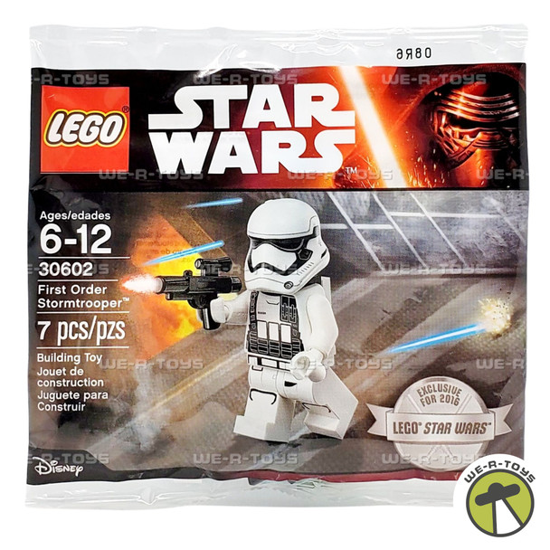 LEGO First Order Stromtrooper Minifigure 7 Piece Building Set 30602