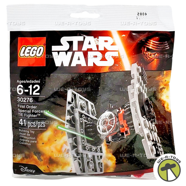 LEGO Star Wars First Order Special Forces Tie Fighter 41 Piece Building Set 30276