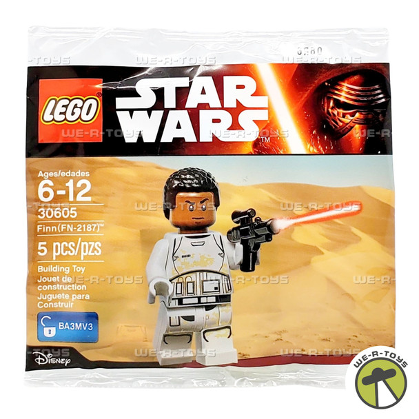 LEGO Star Wars Finn Minifigure 5 Piece Building Set 30605