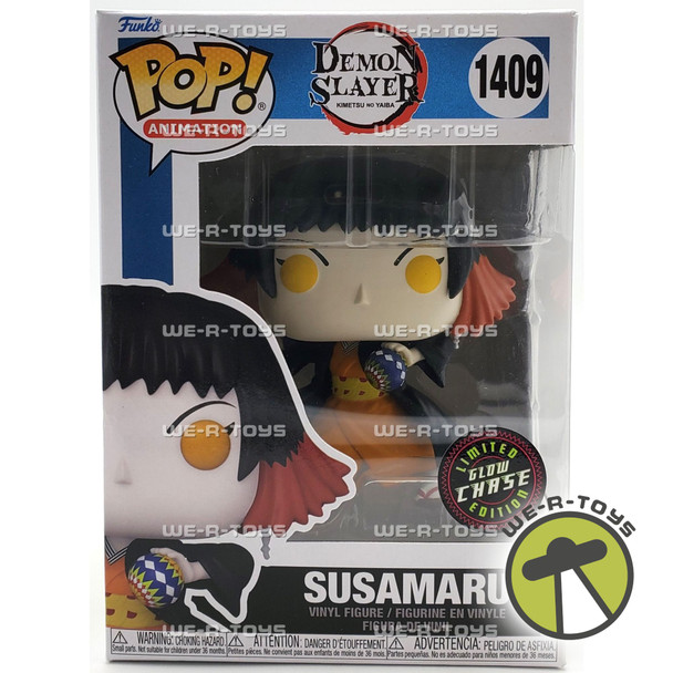 Funko Pop Animation Demon Slayer Susamaru Vinyl Figure Glow Chase LE #1409