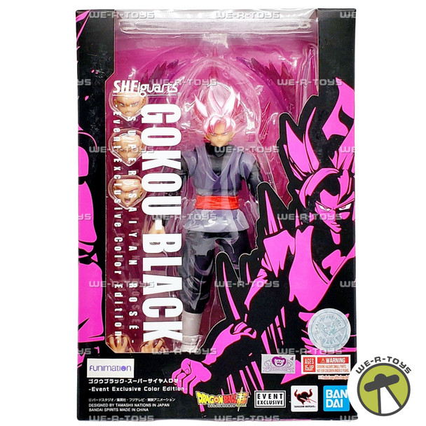 S.H. Figuarts Dragon Ball Super Goku Black Super Saiyan Rose Action Figure