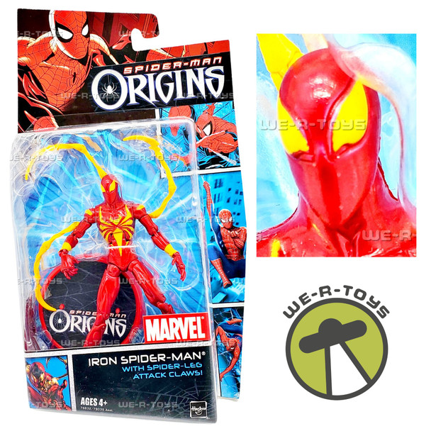 Marvel Spider-Man Origins Iron Spider-Man Action Figure 2006 Hasbro 79632