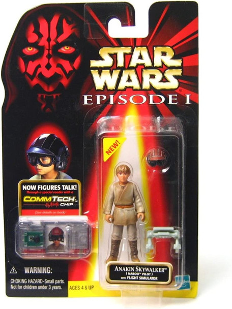 Star Wars Episode I Anakin Skywalker Naboo Pilot 3.75 Action Figure Collection 1