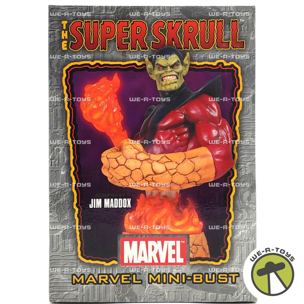 Marvel Mini-Bust the Super Skrull Sculpted by Jim Maddox 2006 Bowen Designs 0121