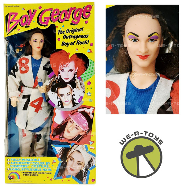 Boy George Culture Club 12" Doll Figure Vintage 1984 LJN Sharpegrade #7700