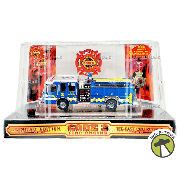 Code 3 Fire Engine 3 Toy Fair Ferrara Inferno Pumper Die Cast Vehicle 2000