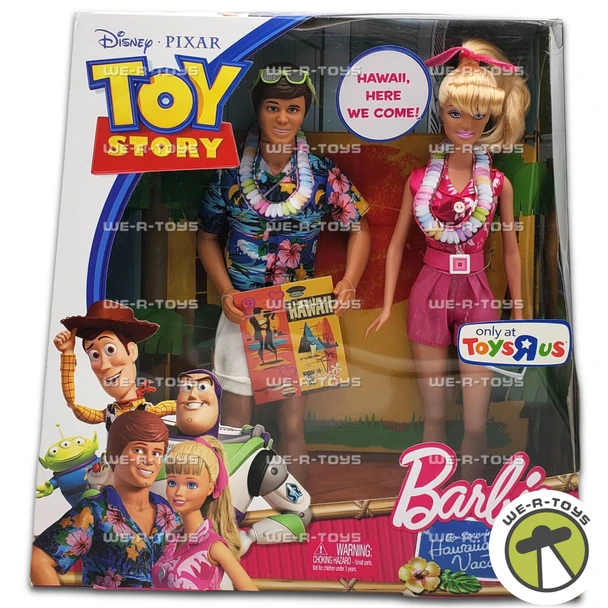 Barbie Disney Pixar Toy Story Hawaiian Vacation Doll Giftset 2010 Mattel #W1493