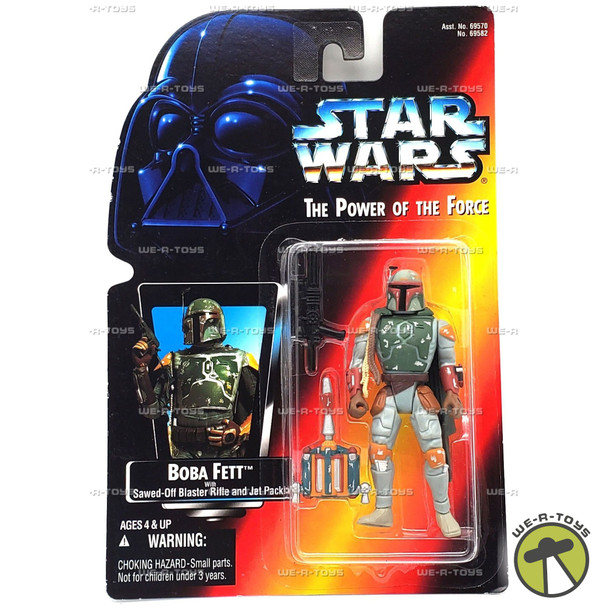 Star Wars The Power of the Force Boba Fett Hand Variant Fig 1995 Kenner #69582