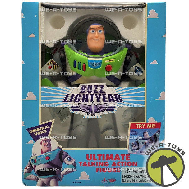 Disney Pixar Toy Story Buzz Lightyear Talking Action Figure Think Way #62809