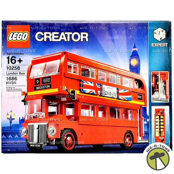 LEGO Creator Expert London Bus 1686 Piece Building Kit 10258