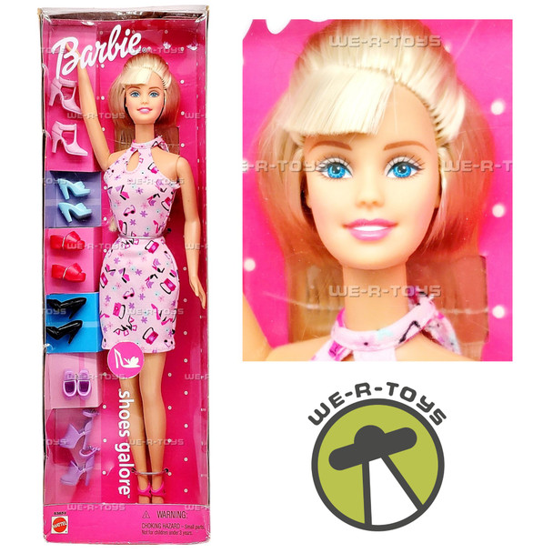 Barbie Shoes Galore Doll Fashion Avenue 2001 Mattel 53859
