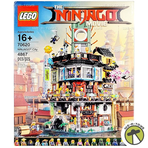 LEGO The Ninjago Movie Ninjago City 4867 Piece Building Set 70620