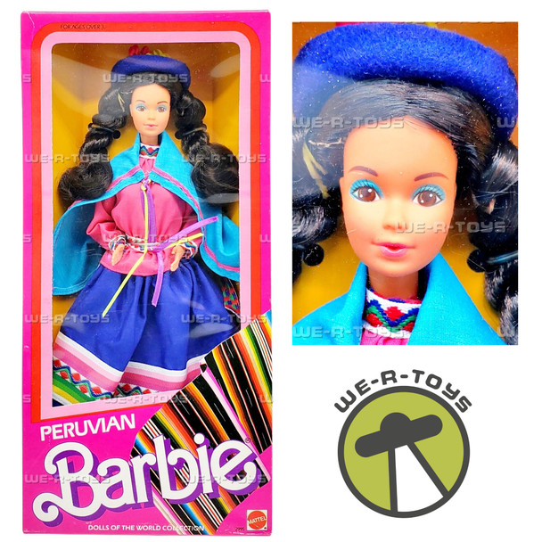 Barbie Dolls of The World Peruvian Doll 1985 Mattel 2995