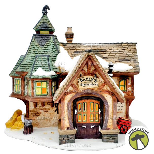Department 56 Dickens' Village Bayly's Blacksmith Autographed 58495
