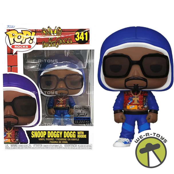 Funko Pop Rocks 341 Snoop Doggy Dogg with Hoodie Limited Edition Vinyl Figure