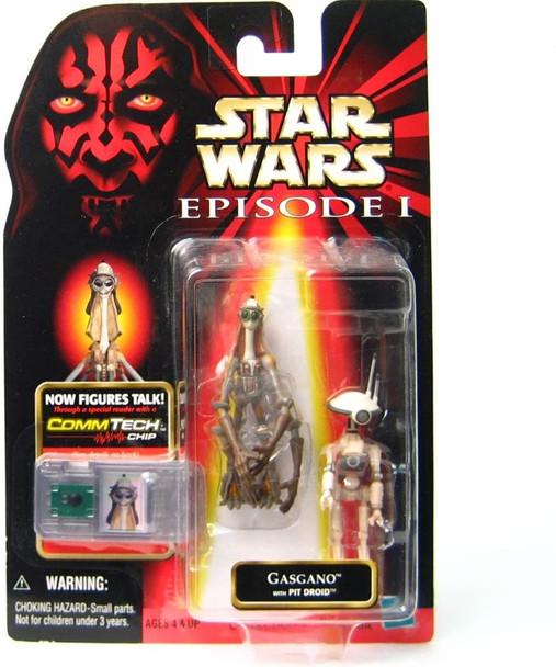 1998 Star Wars Episode I Gasgano with Pit Droid Action Figures Collection 3