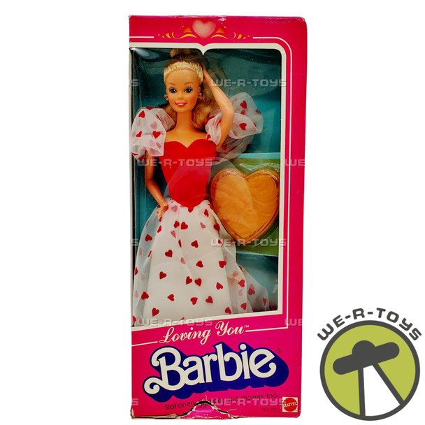 Barbie Loving You Doll 1983 Mattel #7072 Red Heart Dress