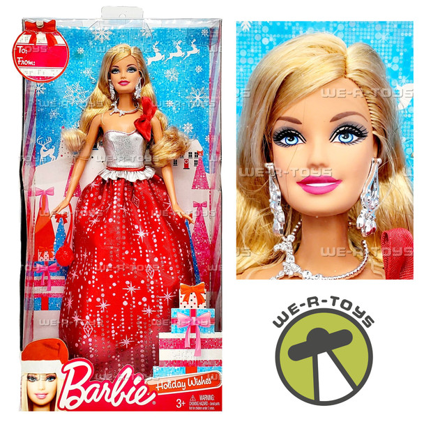 Barbie Holiday Wishes Doll 2013 Mattel 27467