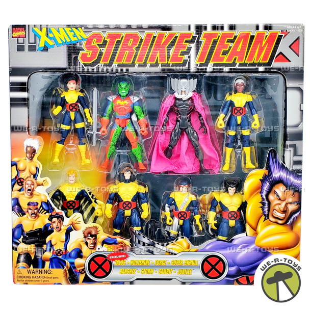Marvel X-Men Strike Team Action Figure Set 1998 Toy Biz 48036