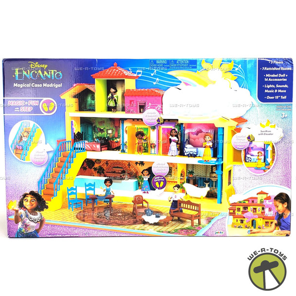 Disney Encanto Magical Madrigal House Playset w/ Mirabel Doll & 14 Accessories