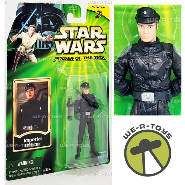 Star Wars POTJ Imperial Officer Collection 2 Green Card 2001 Hasbro 84659