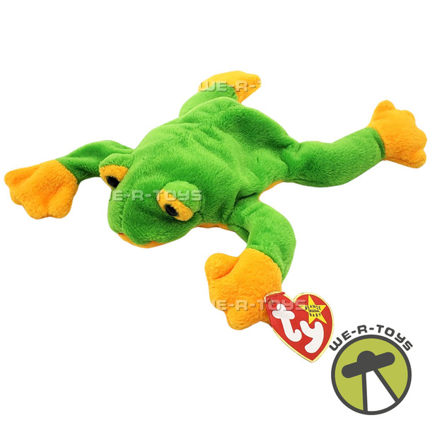 Ty Beanie Babies Smoochy the Frog Plush 1997