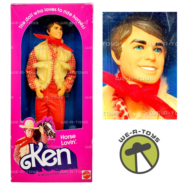 Barbie Horse Lovin' Ken Doll The Doll Who Loves to Ride Horses 1982 Mattel 3600