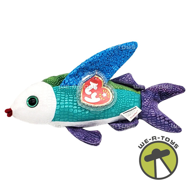 Ty Beanie Babies Propeller the Flying Fish Plush 2001
