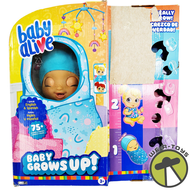 Baby Alive Baby Grows Up Happy Interactive Growing Doll, Merry Meadow