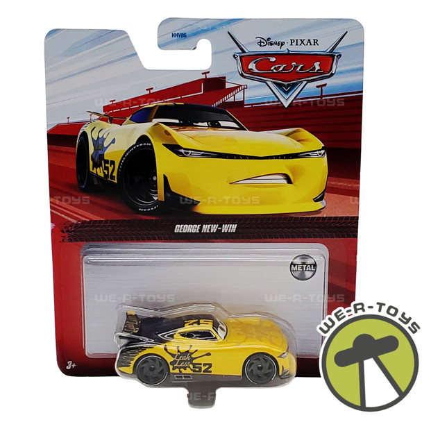 Disney Pixar Cars George New-Win 1:55 Scale Metal Car Piston Cup