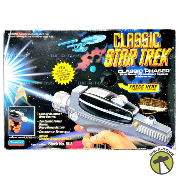 Star Trek Classic Phaser Starfleet Standard Issue Sidearm 1994 Playmates 6118