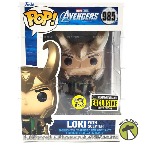 Funko POP Marvel Studios Avengers Loki with Scepter 985 Vinyl Figure